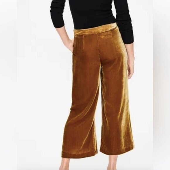 Boden Wide Leg Pants in Warm Tan - Picture 2 of 7